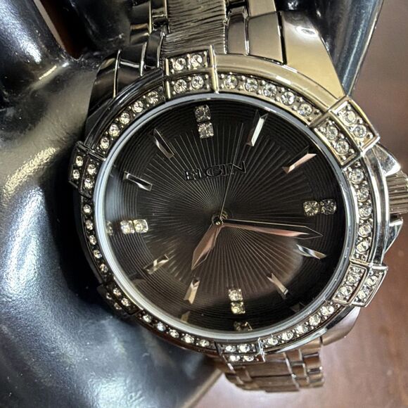 Elgin Mens Bracelet Watch With Matching Bracelet. main image 4